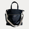 Ahdorned Handbags Black Ahdorned Jill Nylon & Vegan Leather North South Tote