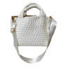 Ahdorned Handbags Snow White Ahdorned Linda Woven Velour Tote