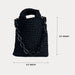 Ahdorned Handbags Ahdorned Lola Woven Neoprene Crossbody Bag