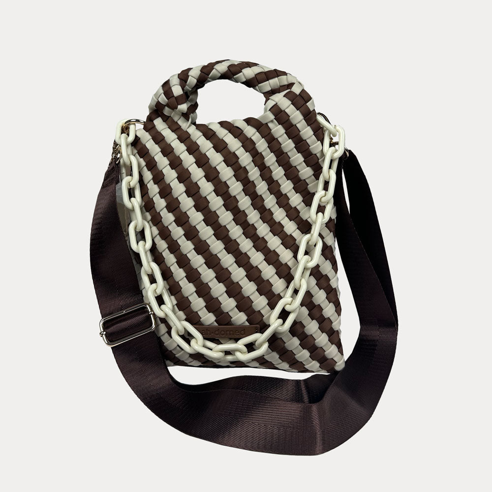 Ahdorned Handbags Ahdorned Lola Woven Neoprene Crossbody Bag