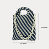 Ahdorned Handbags Ahdorned Lola Woven Neoprene Crossbody Bag