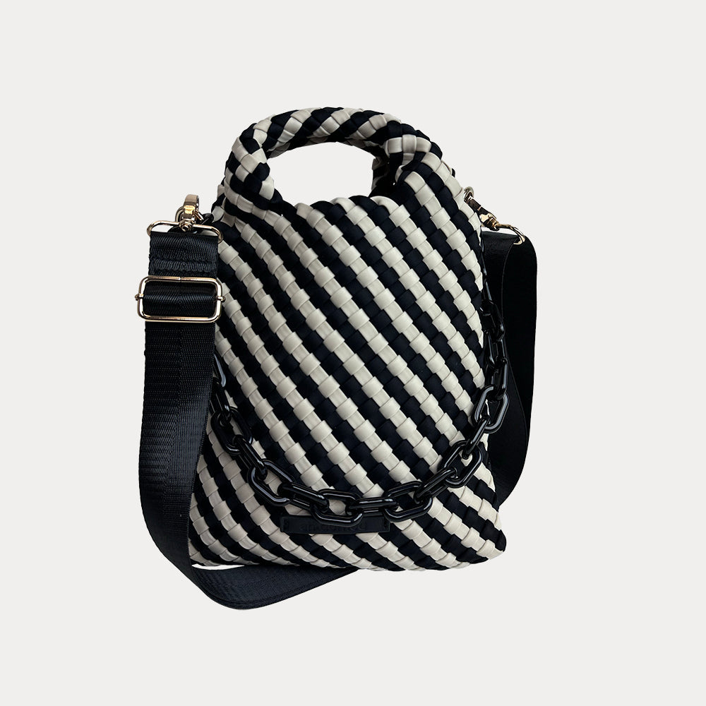 Ahdorned Handbags Ahdorned Lola Woven Neoprene Crossbody Bag