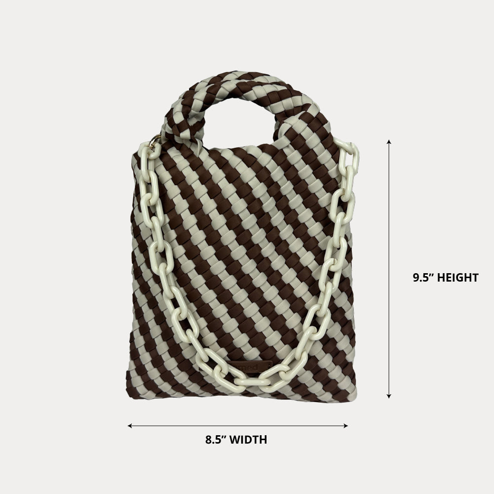 Ahdorned Handbags Ahdorned Lola Woven Neoprene Crossbody Bag