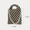 Ahdorned Handbags Ahdorned Lola Woven Neoprene Crossbody Bag
