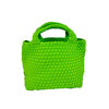 Ahdorned Handbags Lime Ahdorned Lucy Small Woven Neoprene Tote Assorted