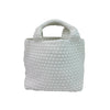 Ahdorned Handbags White Ahdorned Lucy Small Woven Neoprene Tote Assorted