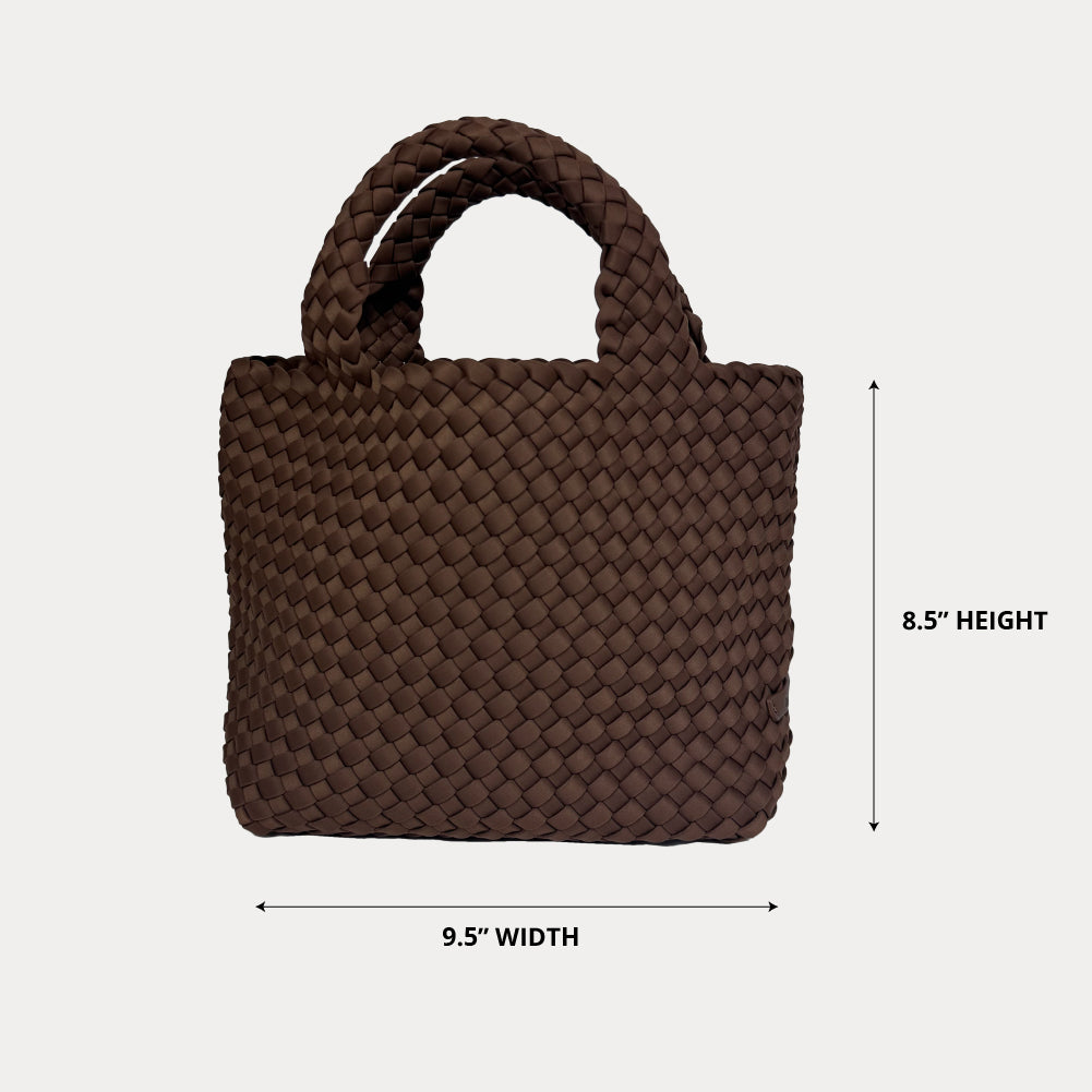 Ahdorned Handbags Ahdorned Lucy Woven Neoprene Tote Bag