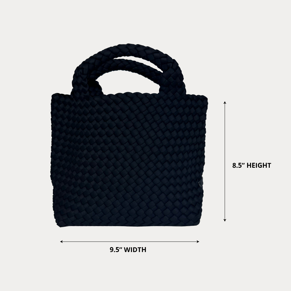 Ahdorned Handbags Ahdorned Lucy Woven Neoprene Tote Bag