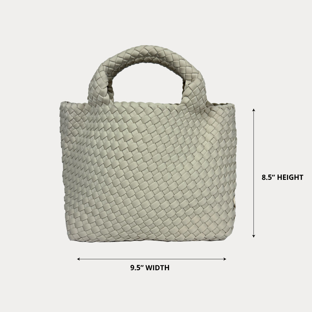 Ahdorned Handbags Ahdorned Lucy Woven Neoprene Tote Bag