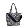Ahdorned Handbags Leopard Ahdorned Mabel Quilted Nylon Tote Assorted
