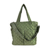 Ahdorned Handbags Army Ahdorned Mabel Quilted Nylon Tote Assorted