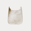 Ahdorned Handbags Cream Ahdorned Mini Vegan Leather Messenger