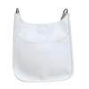 Ahdorned Handbags White Ahdorned Mini Vegan Messenger ASSORTED COLORS, Strap Not Included