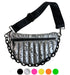 Ahdorned Handbags Ahdorned Reese Quilted Sling/Waist Bag w/Black Resin Chain & 2" Solid Black Adjustable Strap Assorted