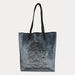 Ahdorned Handbags Dark Grey Ahdorned Sophie Velour Skull Embossed Tote - Anniversary Collection