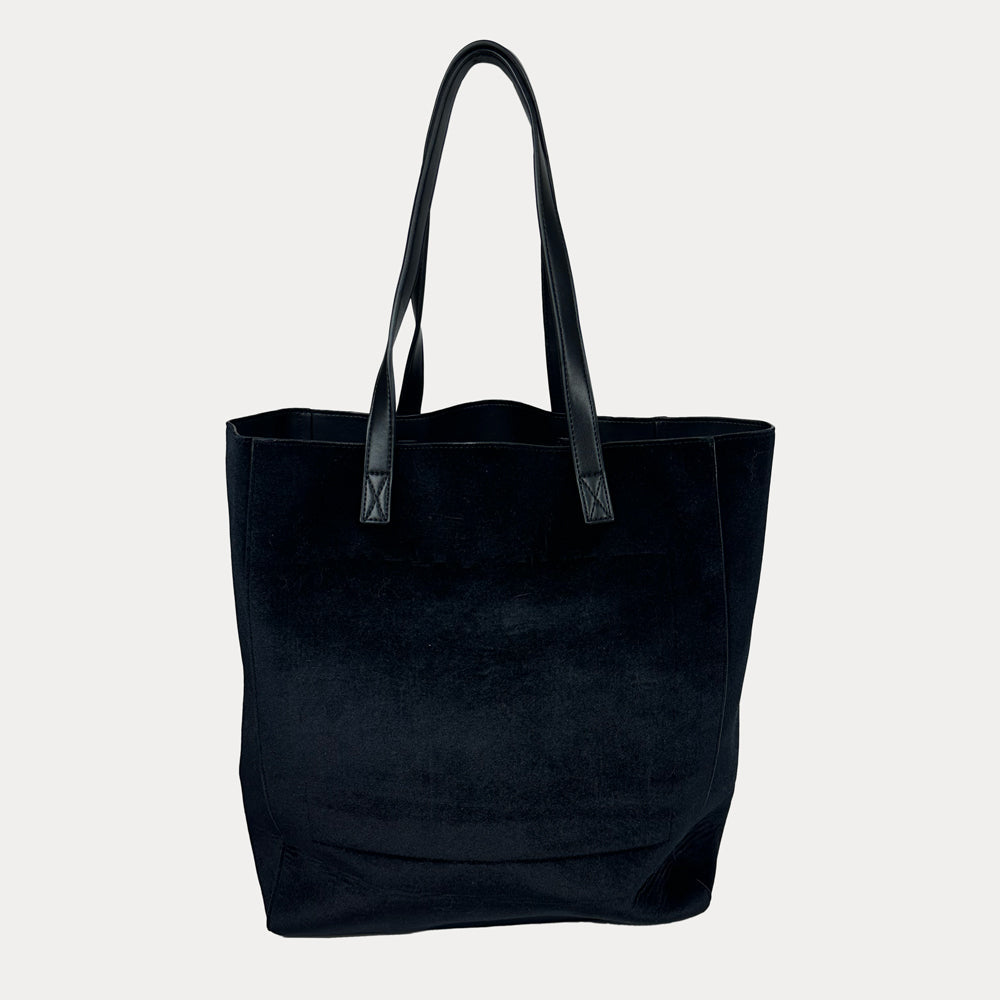 Ahdorned Handbags Ahdorned Sophie Velour Skull Embossed Tote - Anniversary Collection