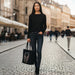 Ahdorned Handbags Ahdorned Sophie Velour Skull Embossed Tote - Anniversary Collection