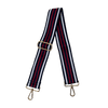 Ahdorned Handbags Navy/Red/White-Gold Hardware Ahdorned Striped Interchangeable Woven Bag Strap Assorted