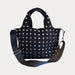 Ahdorned Handbags Blake Vegan Suede Studded Tote