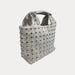 Ahdorned Handbags Blake Vegan Suede Studded Tote