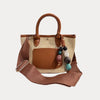 Ahdorned Handbags Camel Carey Raffia Tote