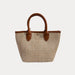 Ahdorned Handbags Carey Raffia Tote