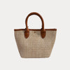Ahdorned Handbags Carey Raffia Tote