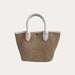 Ahdorned Handbags Carey Raffia Tote