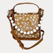 Ahdorned Handbags Deer/Camel Carly Animal Printed Suede Crossbody