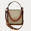 Ahdorned Handbags CAMEL Carly Raffia Crossbody