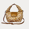 Ahdorned Handbags Deer/Camel Courtney Animal Printed Suede Crossbody Bag