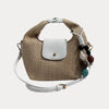Ahdorned Handbags Courtney Raffia Crossbody Bag