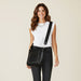 Ahdorned Handbags Black/Silver Studs Maxine Studded Vegan Pebble Leather Messenger