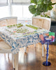 Oh My Mahjong Amazon Blue Instructional Mahjong Tablecloth