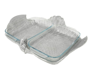 Arthur Court Serveware Arthur Court 2Qt Double Base Turkey Casserole Holder