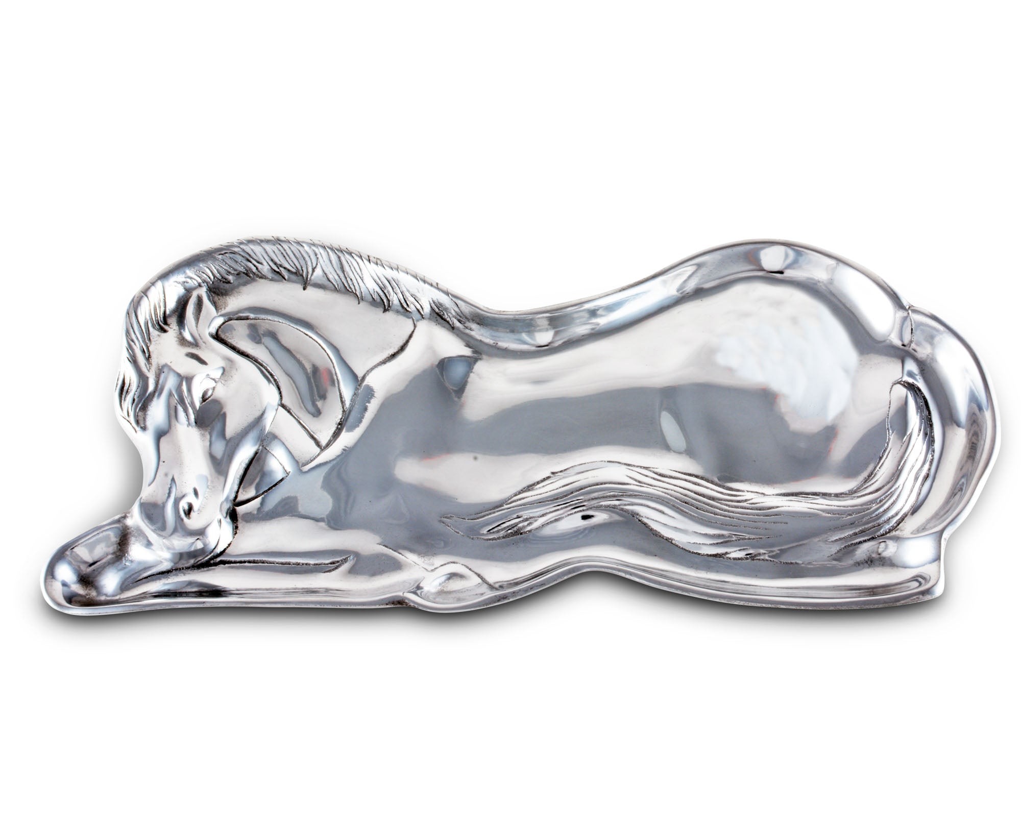 Arthur Court Serveware Arthur Court 6 inches x 12 inches  Tray - Horse Figural
