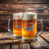 Arthur Court Serveware Arthur Court Alligator Beer Mugs - Set of 2