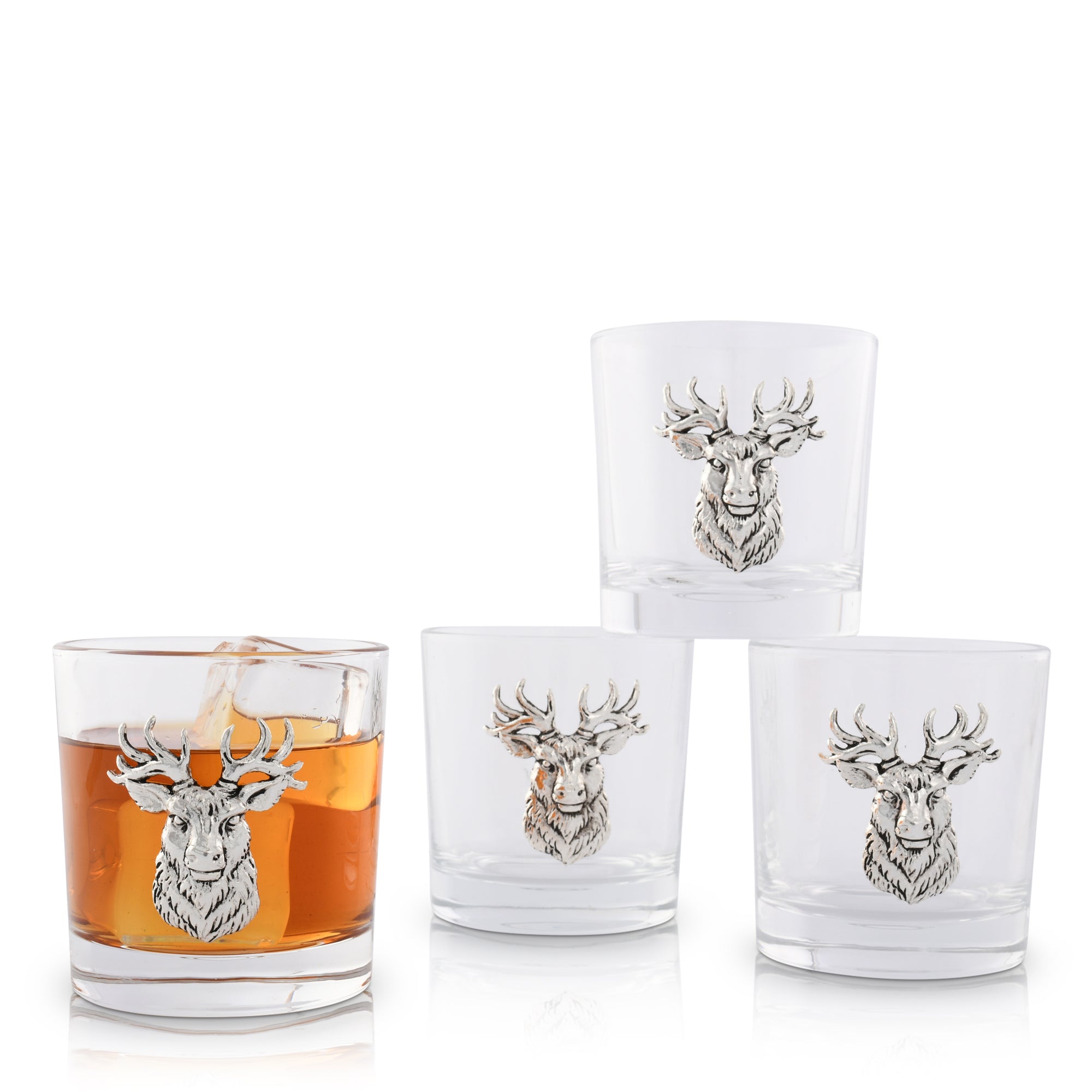 Arthur Court Serveware Arthur Court Bar Glasses (4) - Elk Head