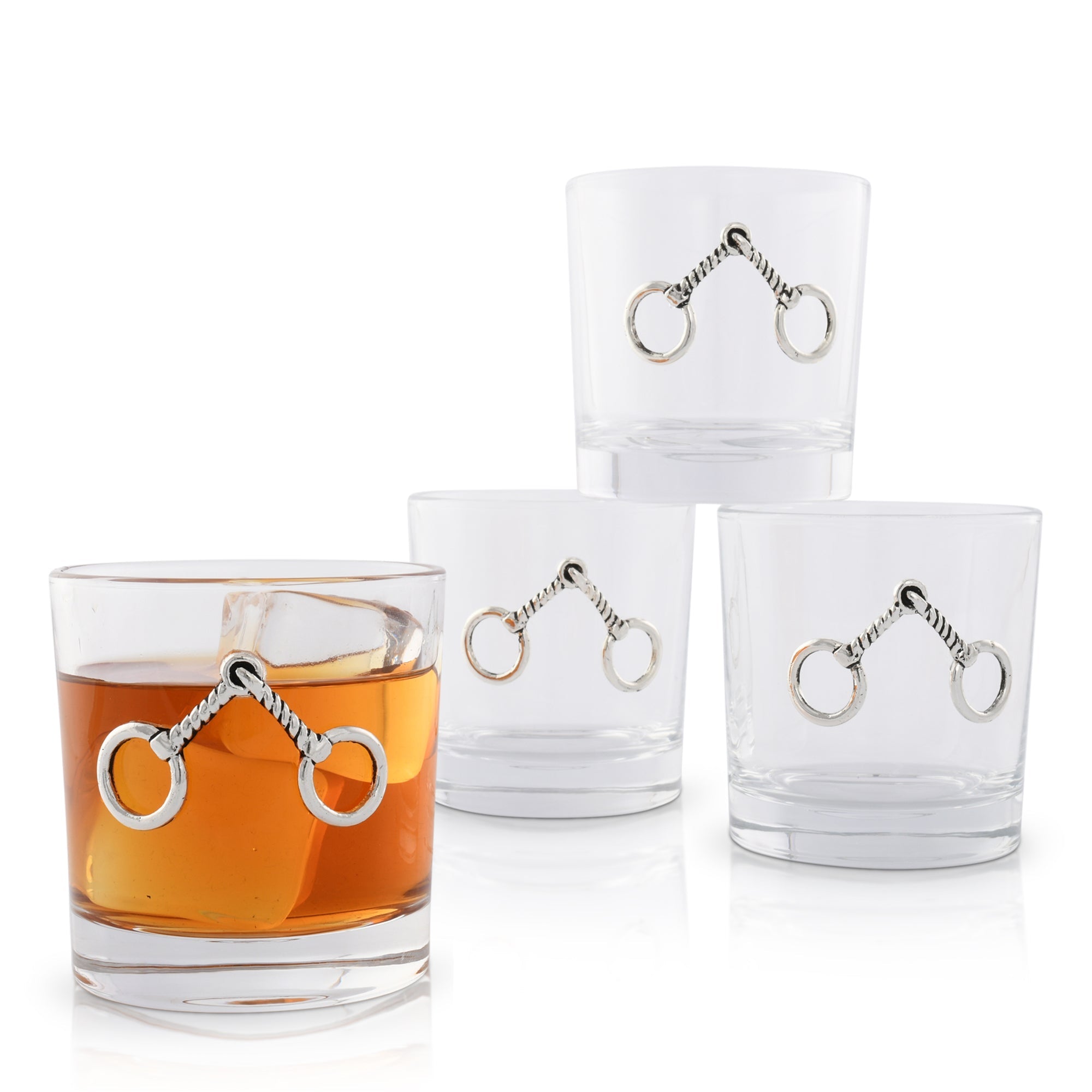 Arthur Court Serveware Arthur Court Bar Glasses (4) - Equestrian Bit