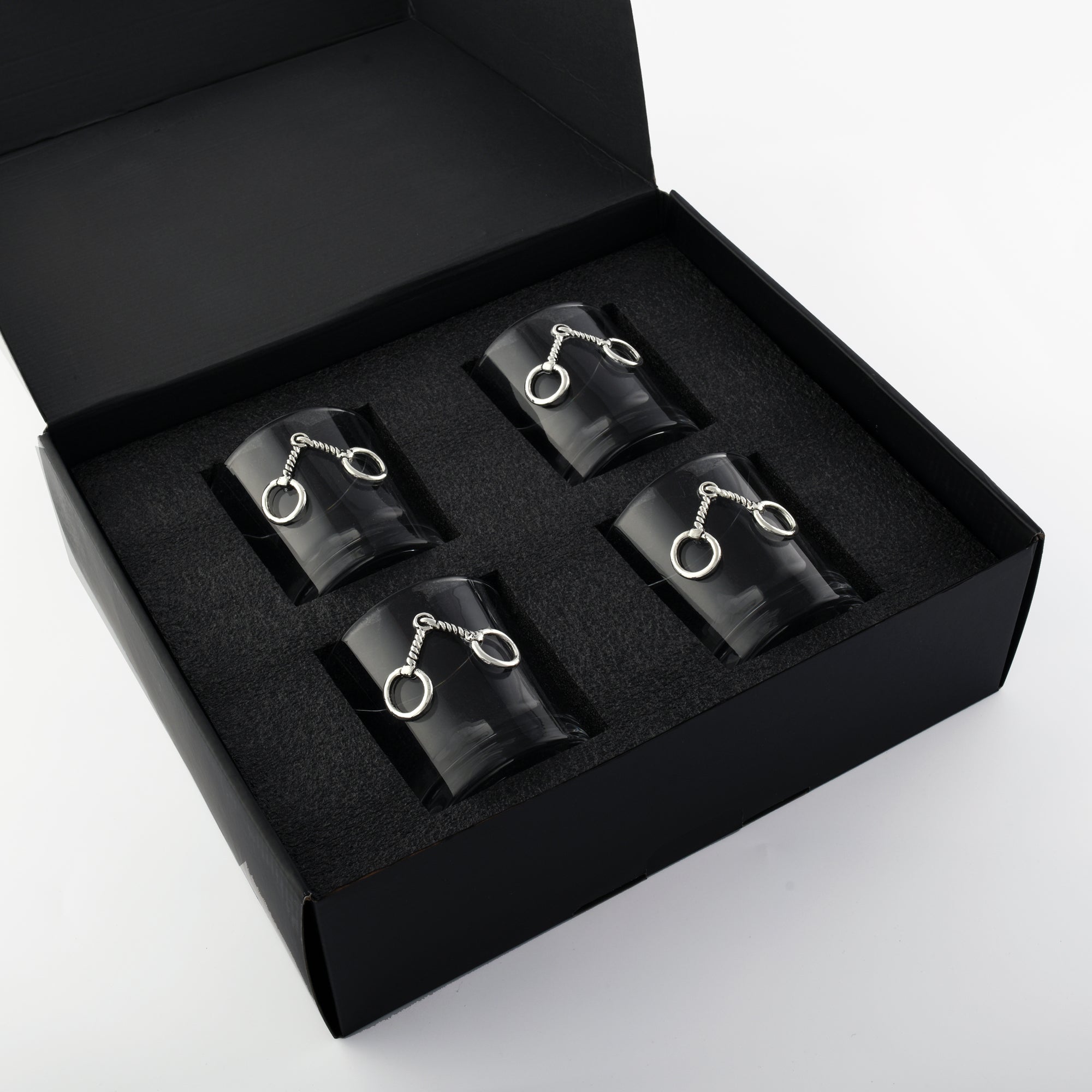 Arthur Court Serveware Arthur Court Bar Glasses (4) - Equestrian Bit