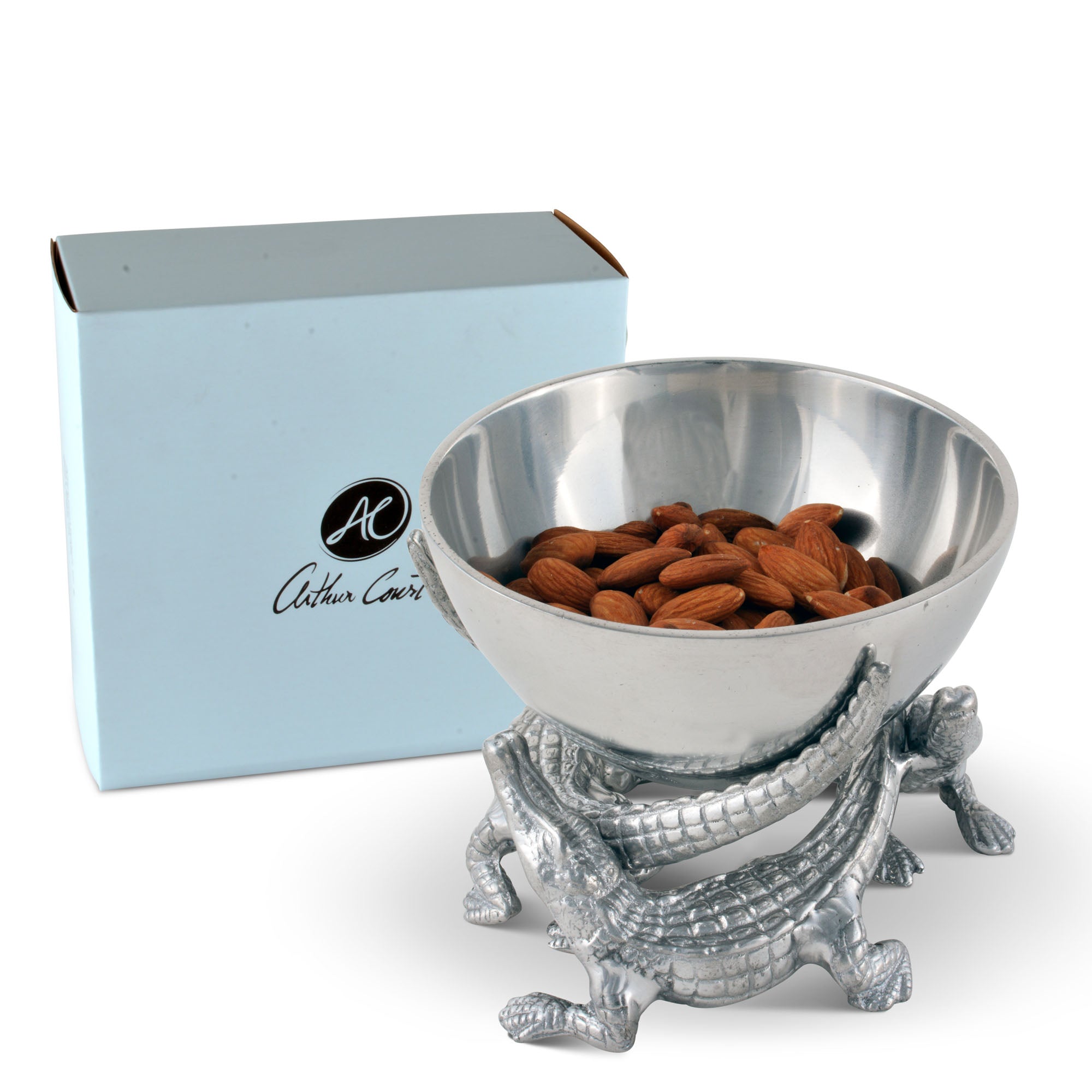 Arthur Court Serveware Arthur Court Bowl Elevated 5.5 inches  - Alligator