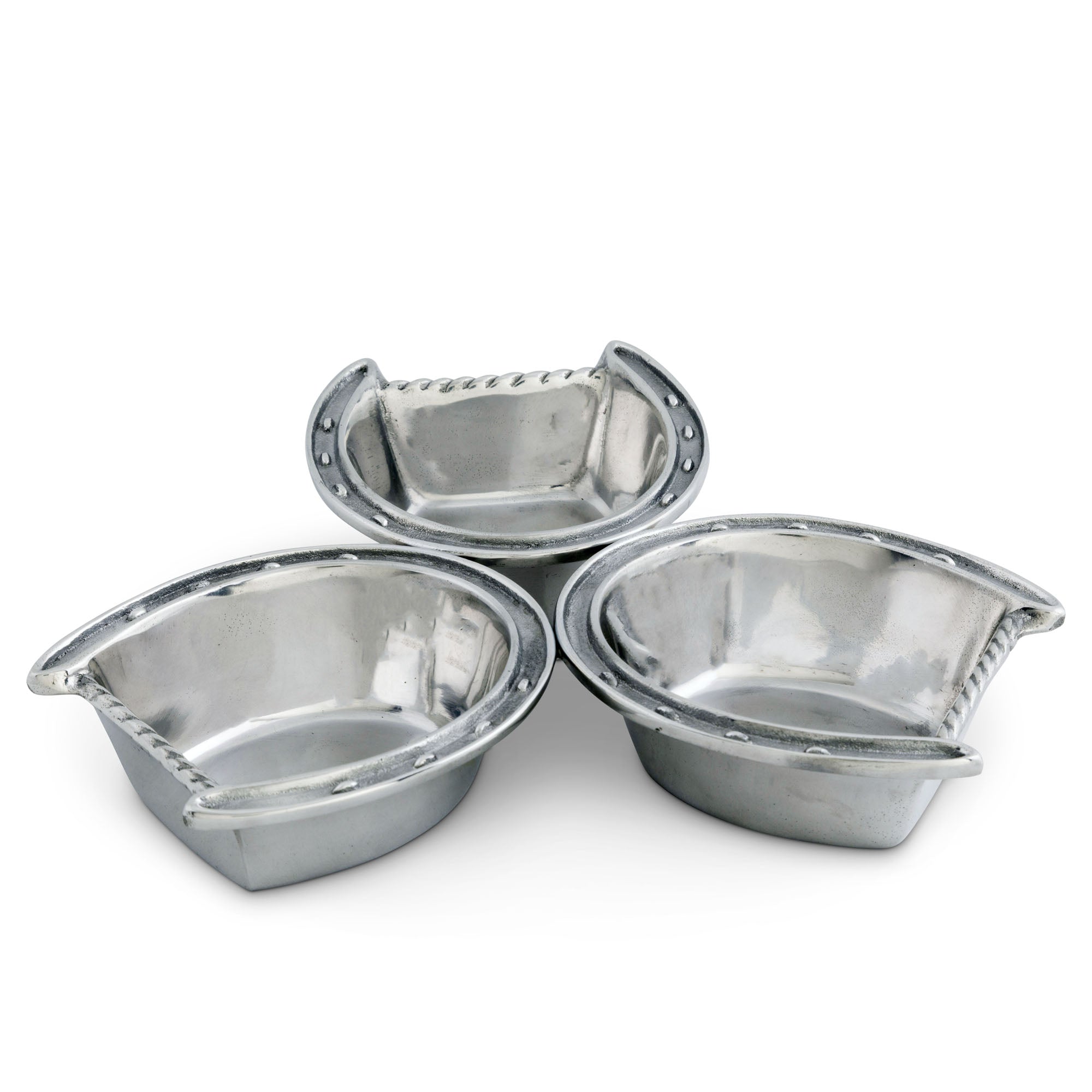 Arthur Court Serveware Arthur Court Bowl - Horseshoe 3-Bowl