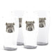 Arthur Court Serveware Arthur Court Bulldog Beer Pint Glasses - Set of 4