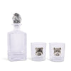 Arthur Court Serveware Arthur Court Bulldog Decanter Set with Glasses