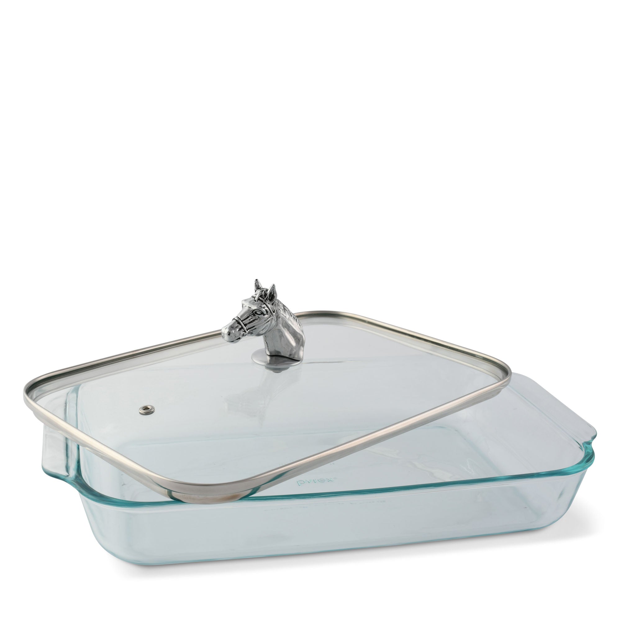 Arthur Court Serveware Arthur Court Casserole Dish with Lid - Horse Head