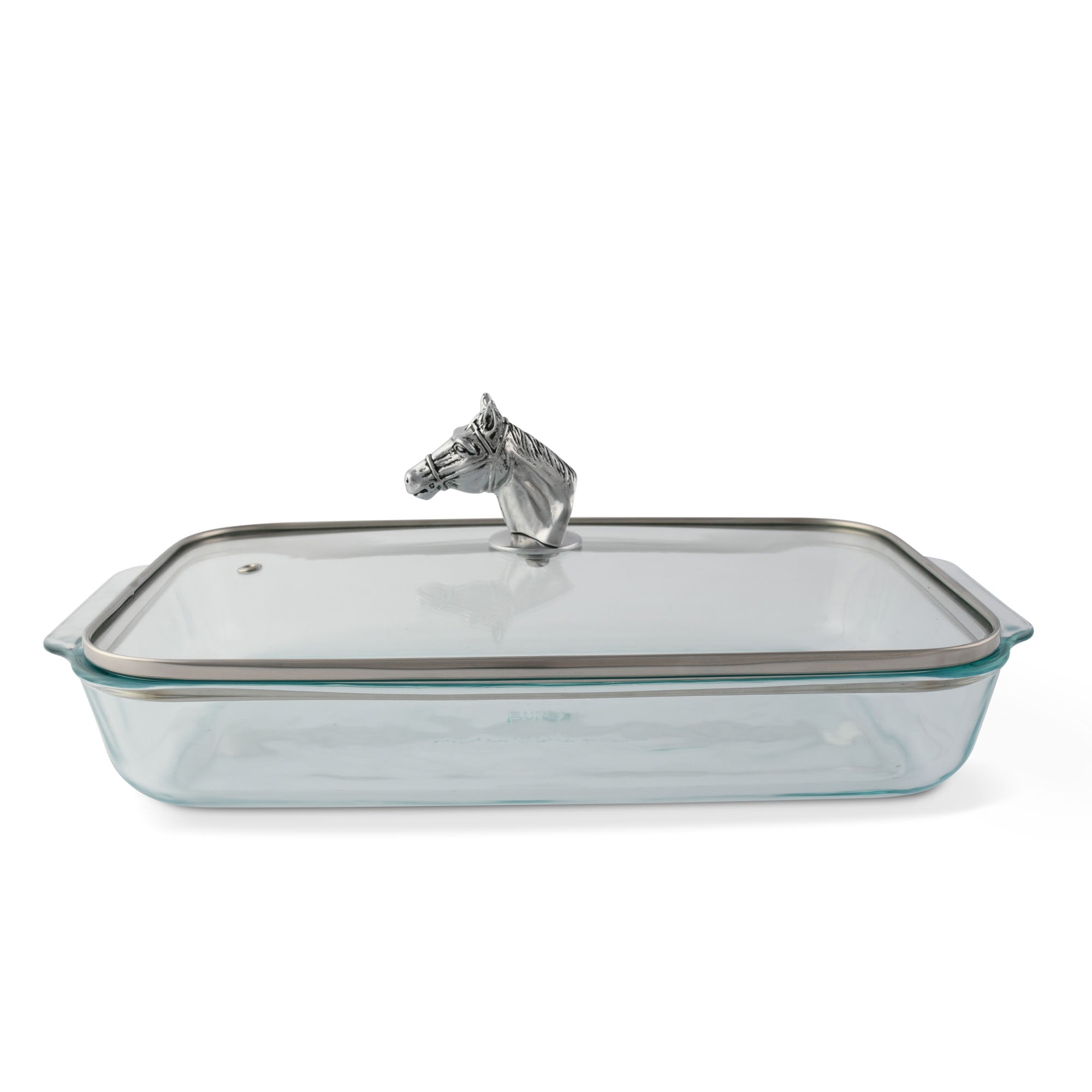 Arthur Court Serveware Arthur Court Casserole Dish with Lid - Horse Head