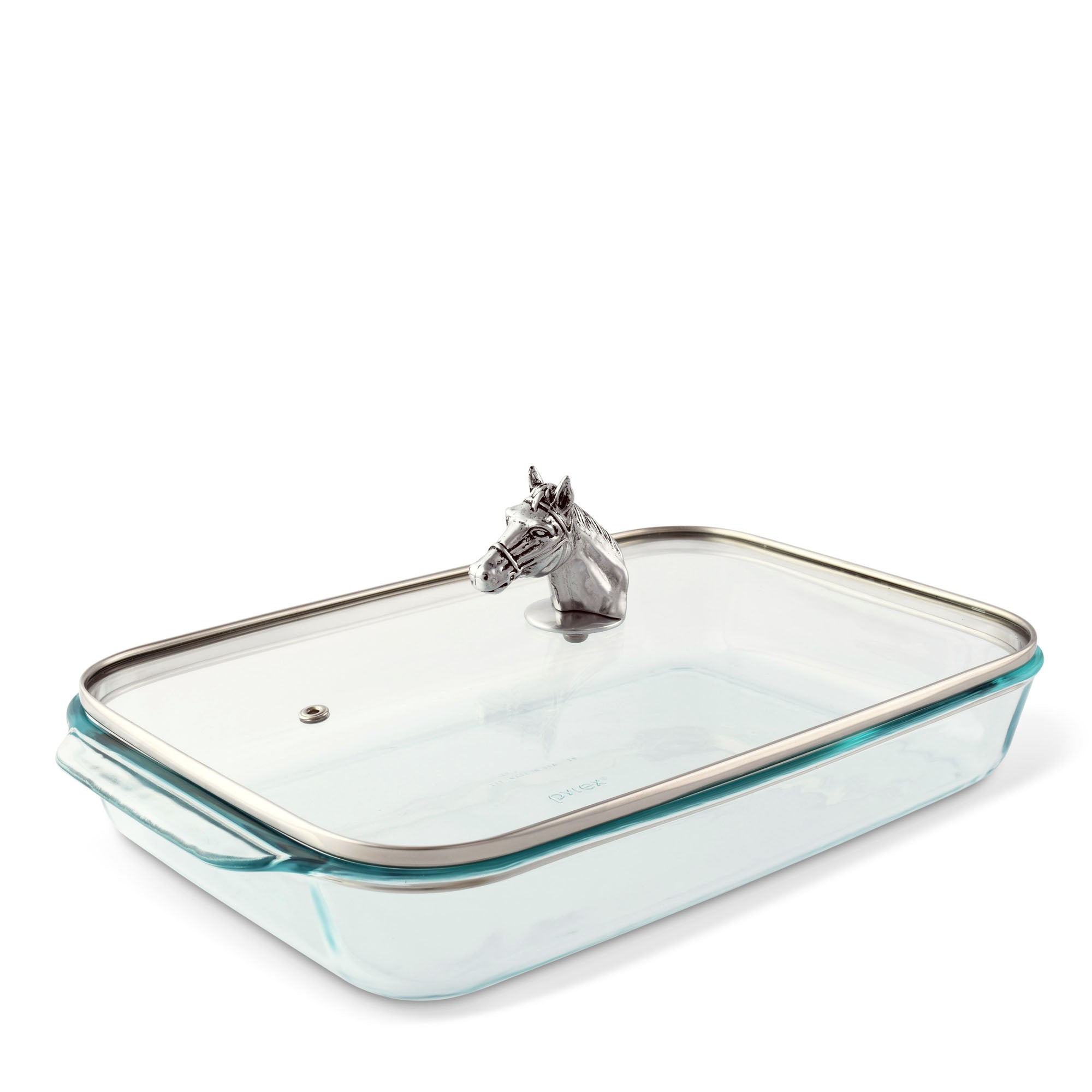 Arthur Court Serveware Arthur Court Casserole Dish with Lid - Horse Head