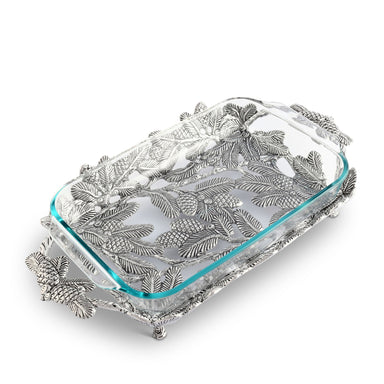 Arthur Court Serveware Arthur Court Casserole Holder - Pine Cone
