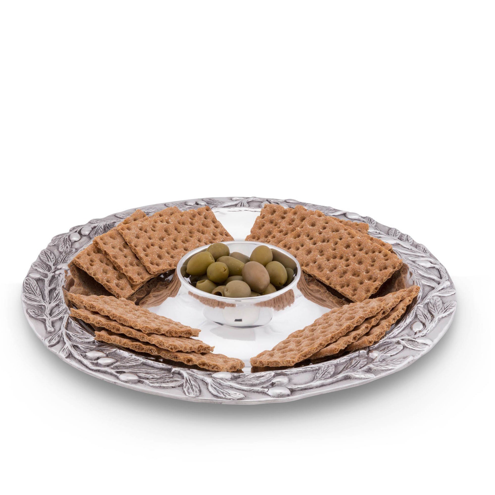 Arthur Court Serveware Arthur Court Chip and Dip Tray - Olive