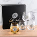 Arthur Court Serveware Arthur Court Concho Stemless Wine Glasses - Set of 4